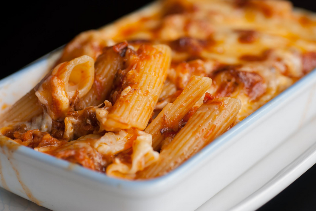 Cheesy Beef Pasta Bake